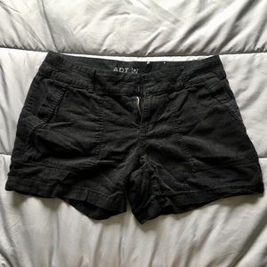 Apt. 9 Black Linen Women’s Shorts Size 8